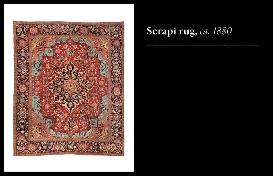 Serapi Persian rug (ca. 1880)