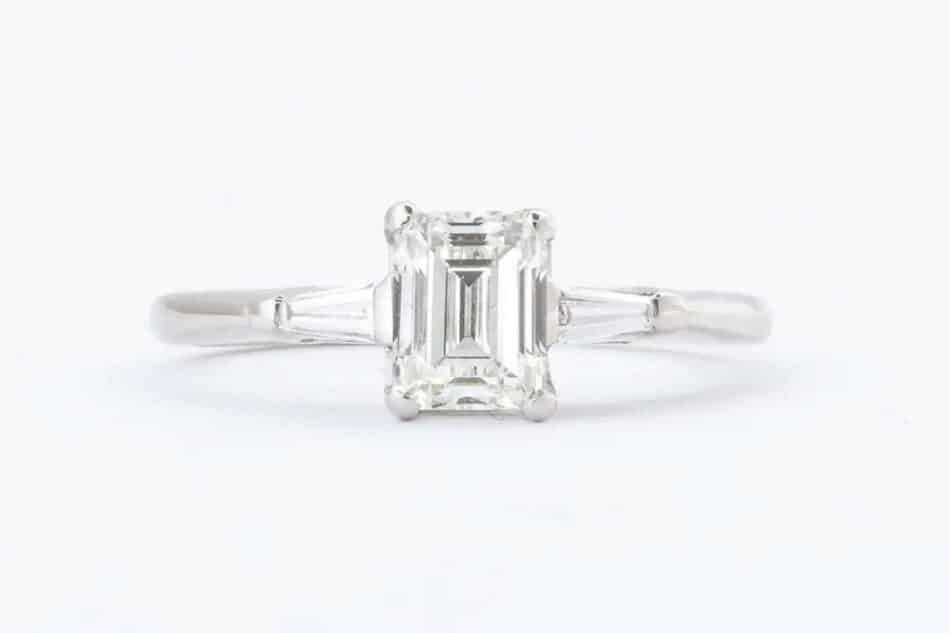 1930s Art Deco engagement ring