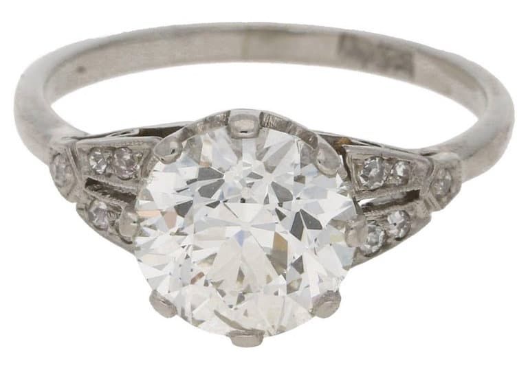 Edwardian engagement ring