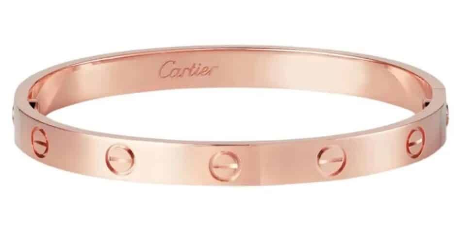Cartier Love bracelet in 18-karat rose gold, 2021