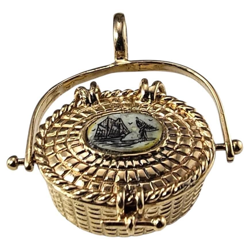 Nantucket Lightship basket charm, 20th century