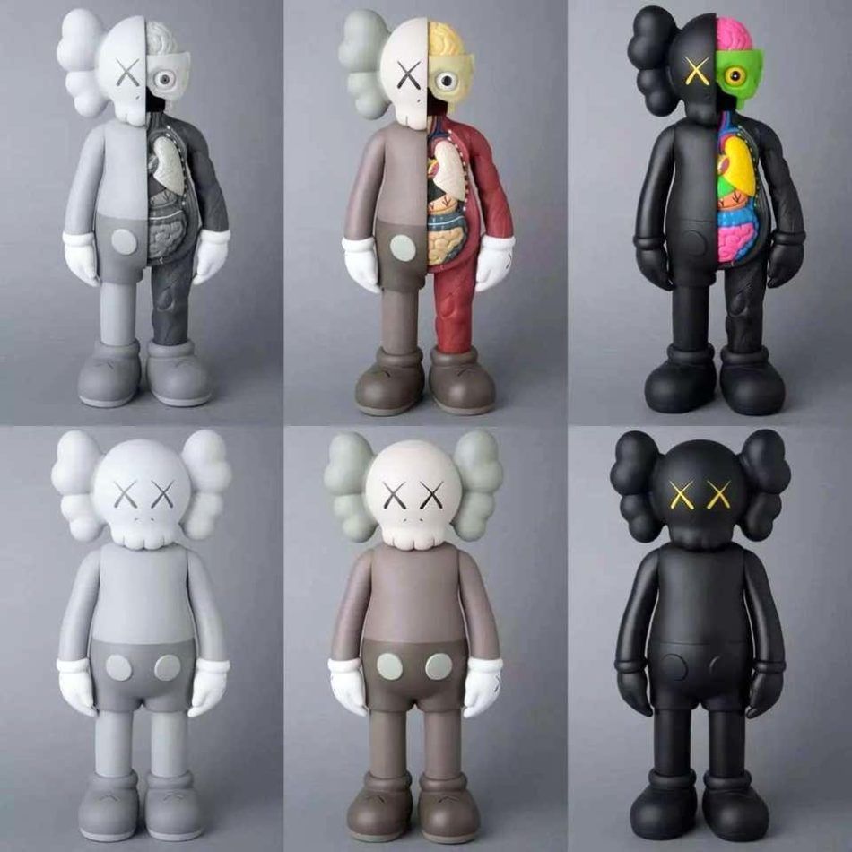 KAWS Companion complete set of six, 2016, offered by Lot 180