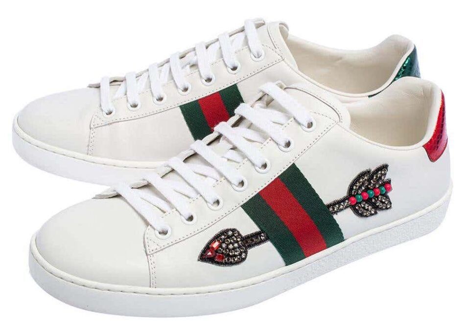 Gucci Ace white leather sneakers, 2010s