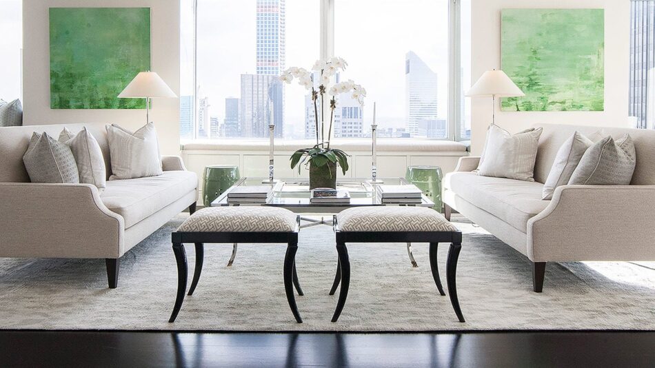 Living room in New York