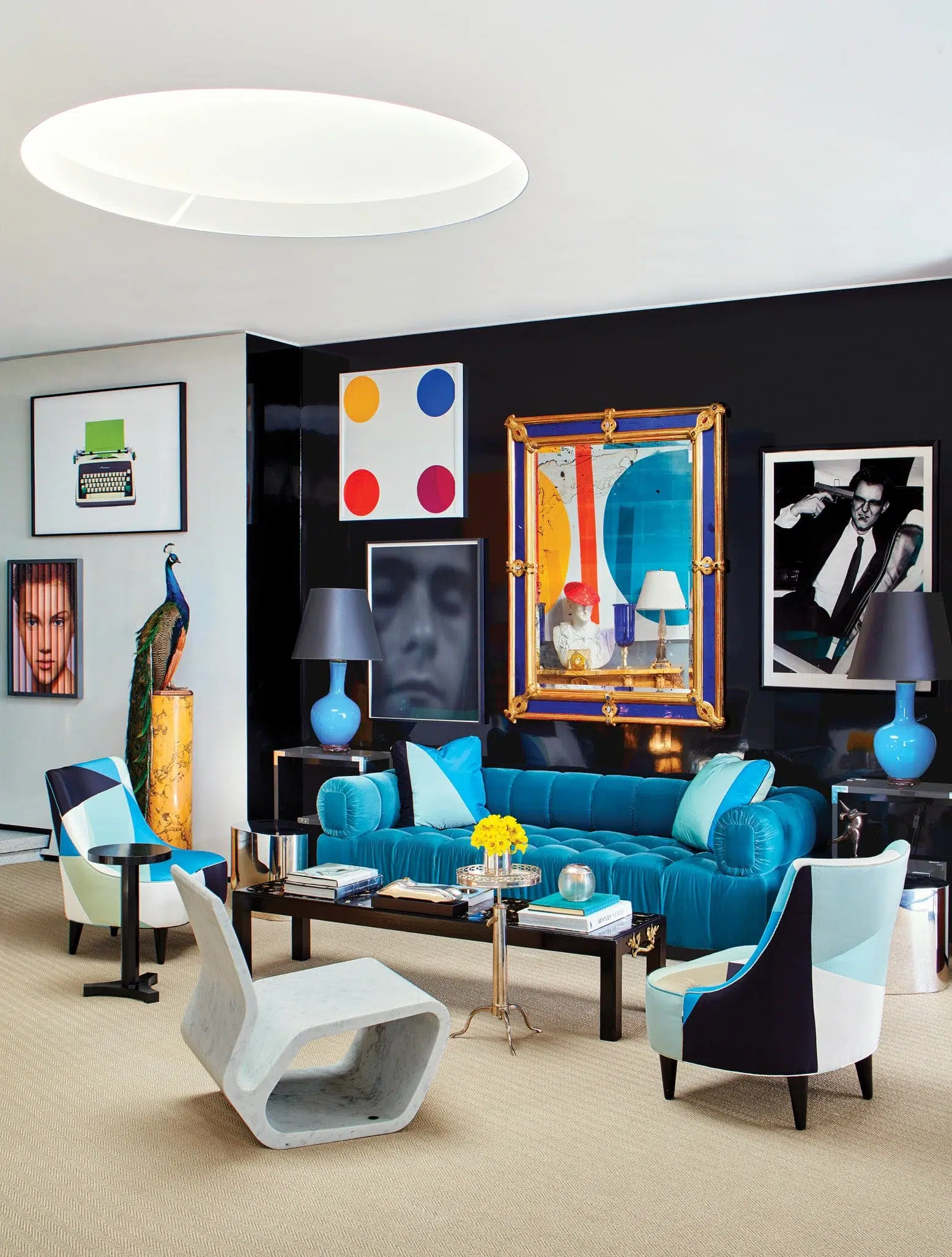 29 Creative Homes with Art Hung on Salon-Style Gallery Walls | The Study