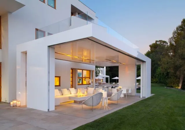 24 Perfect Patios with Fire Pits and Fireplaces