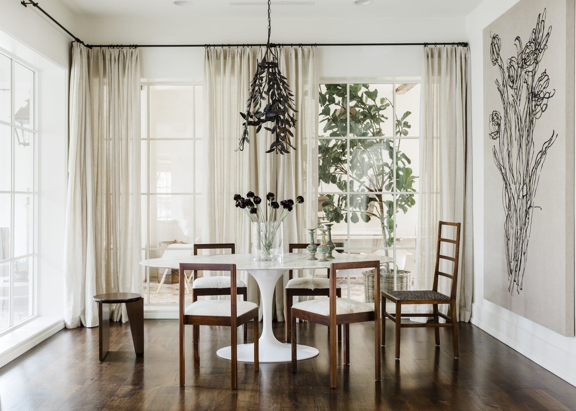 Houston dining nook designed by Margaret Naeve