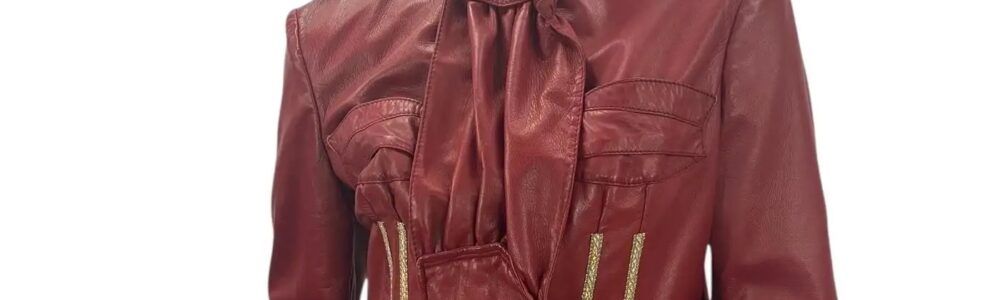 Roberto Cavalli leather jacket