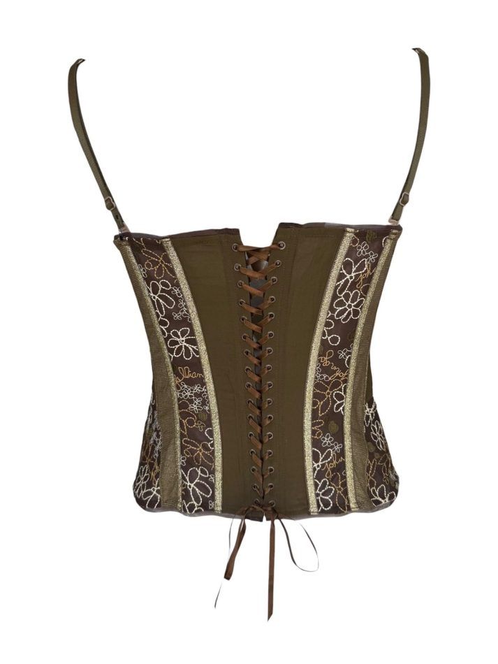 John Galliano sheerembroidered corset, 2000-2009