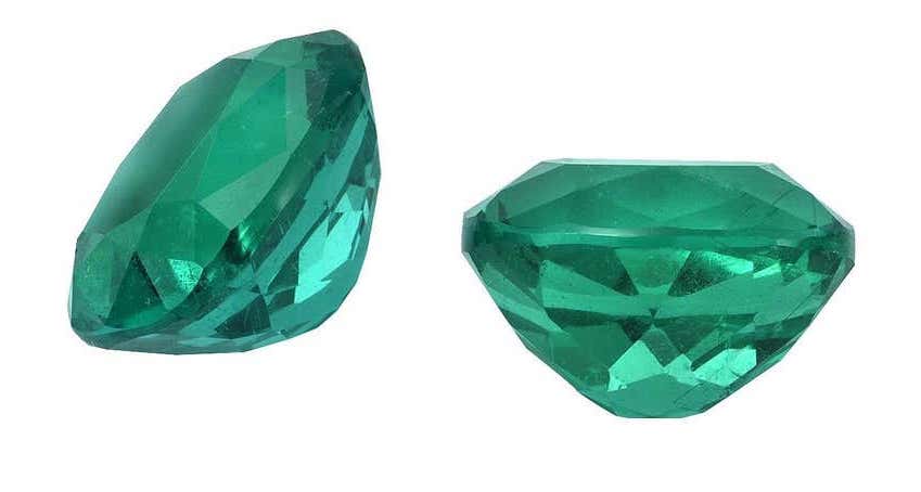Colombian Emerald Earrings Gemstone Pair 3.11 Carats Cushion Loose Gems