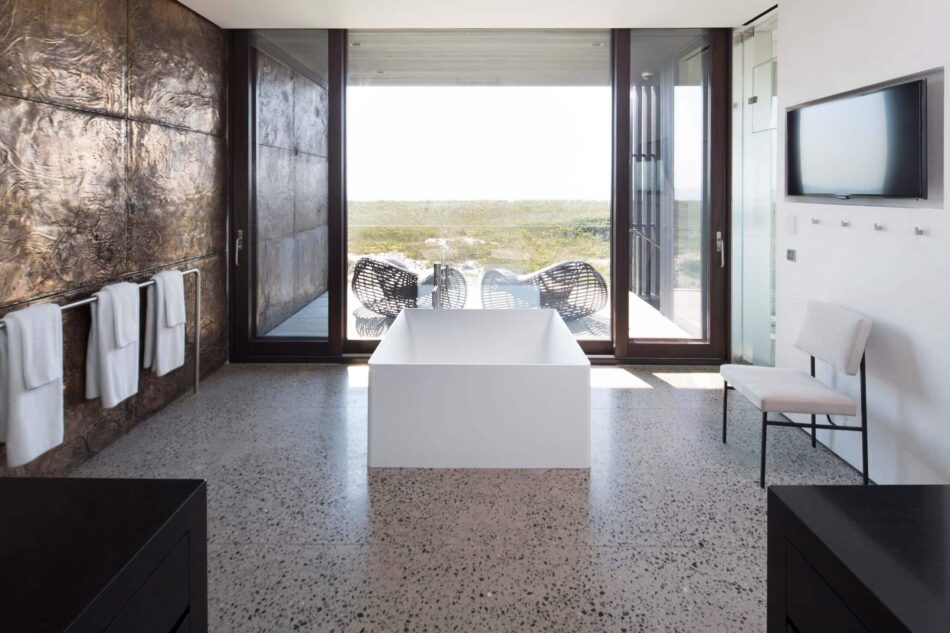 Taryn Christoff-designed bathroom in Long Island
