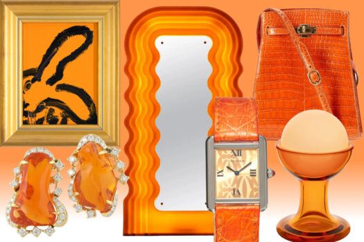 Taylor Swift orange collage