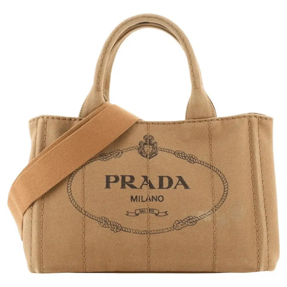 Leather handbag Prada Burgundy in Leather - 40079388