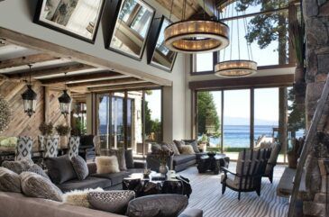 Lake Tahoe living room by Jeff Andrews