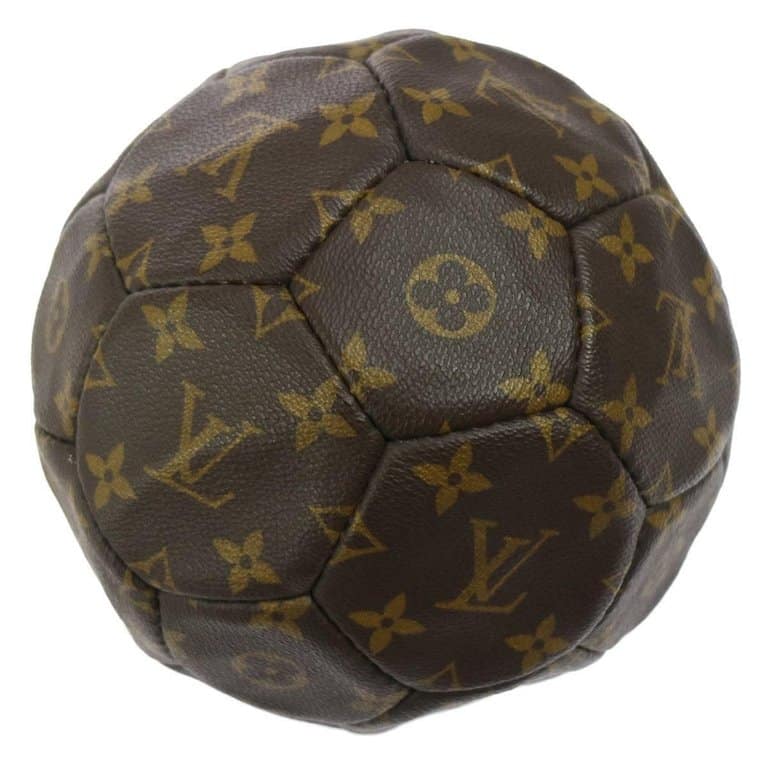 Louis Vuitton monogrammed soccer ball