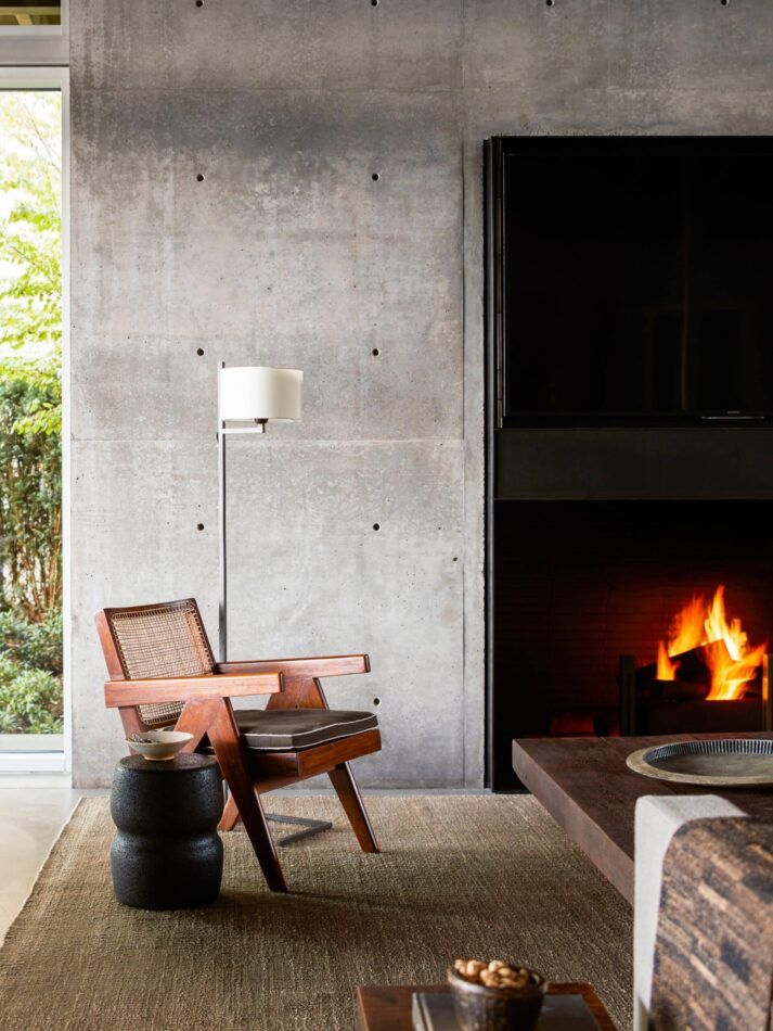 living room fireplace by Kylee Shintaffer