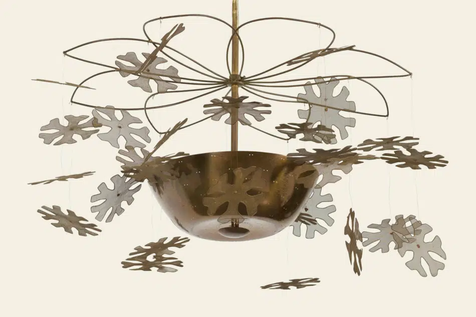 Paavo Tynell Snowflake chandelier