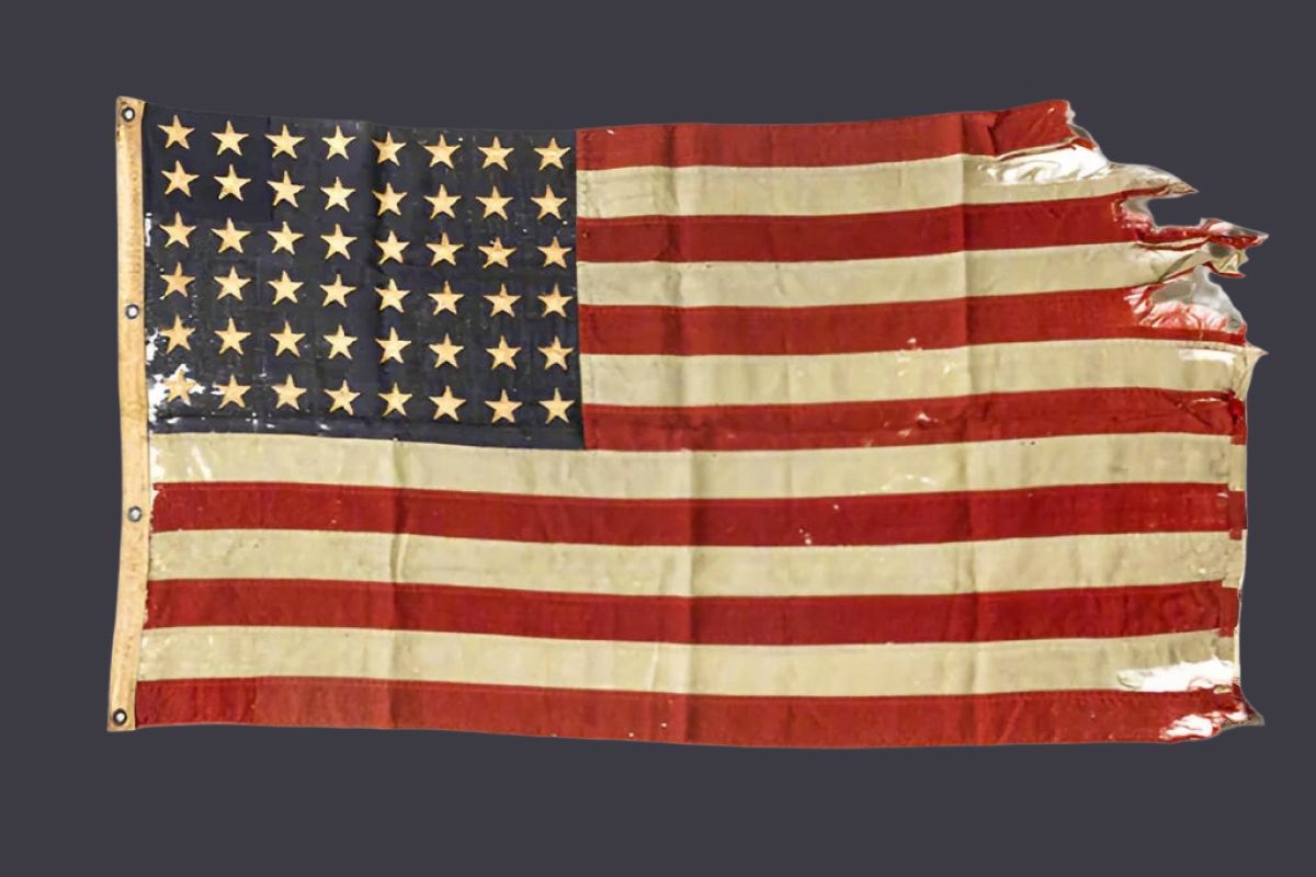 D-Day American flag