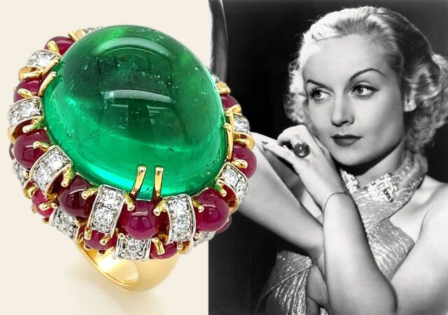 How Hollywood Legends Made Cabochon Jewels the Height of Glamour