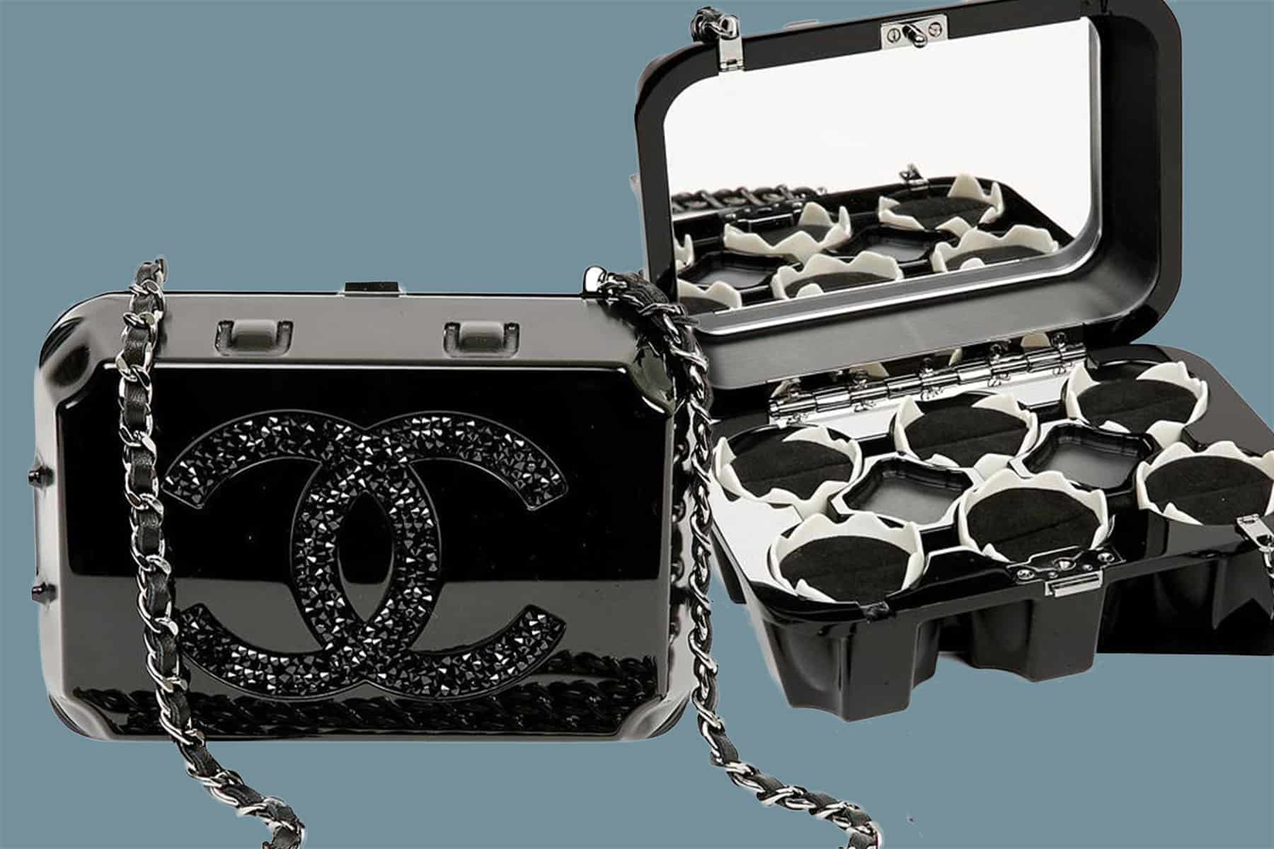 Chanel Acrylic Flap Shoulder Bag  Black Shoulder Bags Handbags  CHA48778   The RealReal