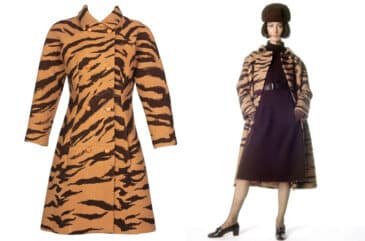 Givenchy tiger-print coat