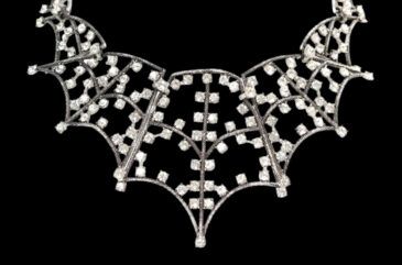 Schiaparelli spider web necklace