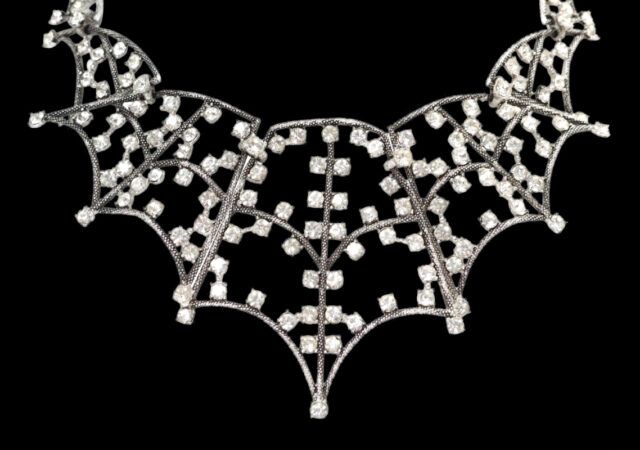 This Schiaparelli Spiderweb Necklace Is Frightfully Alluring