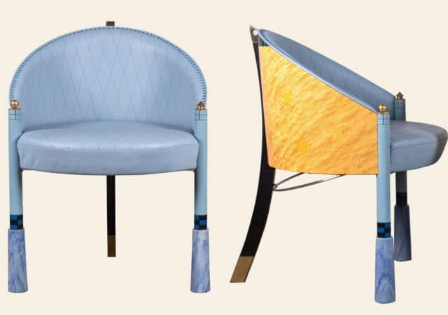 These Museum-Worthy Star Armchairs Are Exemplars of 1980s Design