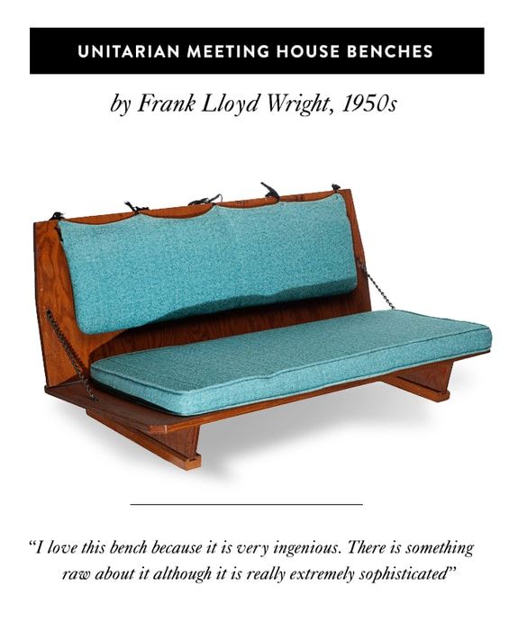Frank Lloyd Wright Bench