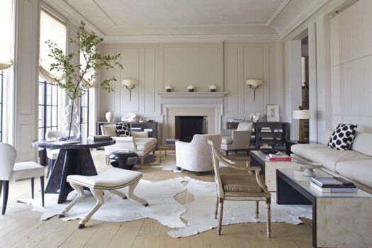 room interior demonstrating cool undertones