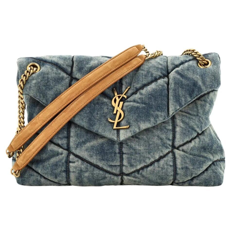 Denim YSL Loulou bag 